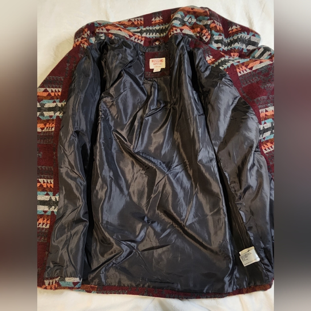 Mossimo Supply Co. Multicolor Patterned Coat - image 6